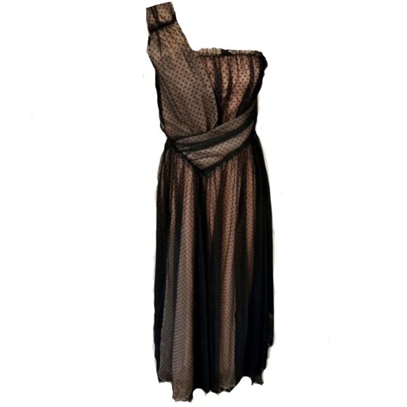 Brand New Gorgeous By Anthropologie Tulle Dot Maxi Dress - Picture 13 of 14